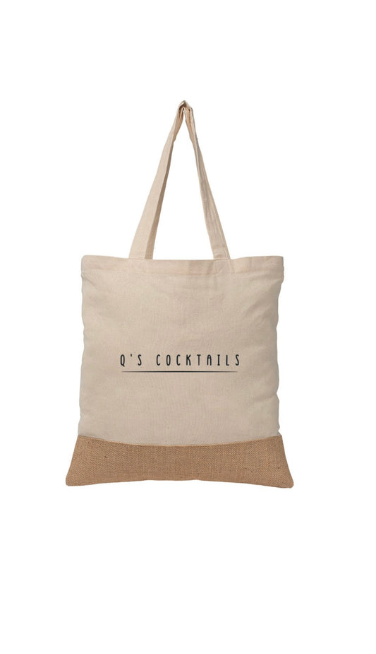 Q's Cocktails Tote Bag